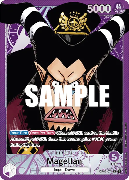 Magellan, carte One Piece OP02-071 — extension PARAMOUNT WAR