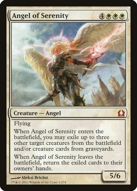 Angel of Serenity, Magic card RTR 1 — Return to Ravnica set