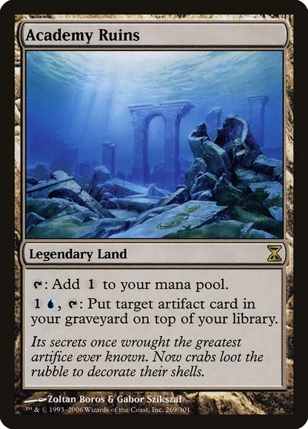 Academy Ruins, Magic card TSP 269 — Time Spiral set