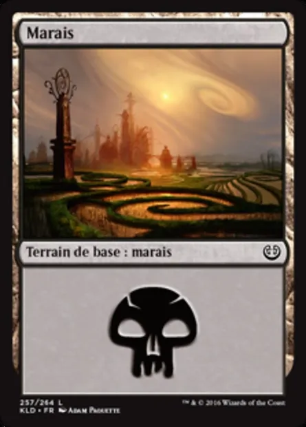 Marais, carte Magic KLD 257 — extension Kaladesh