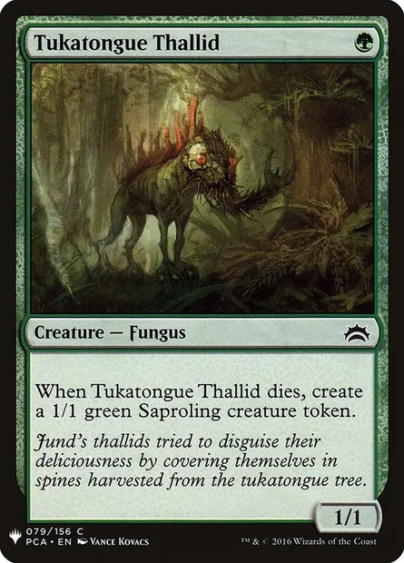 Tukatongue Thallid, Magic card PLST PCA-79 — The List set
