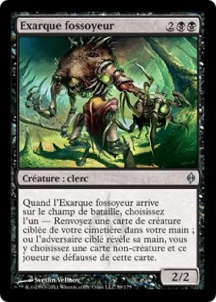 Exarque fossoyeur, carte Magic NPH 59 — extension La Nouvelle Phyrexia