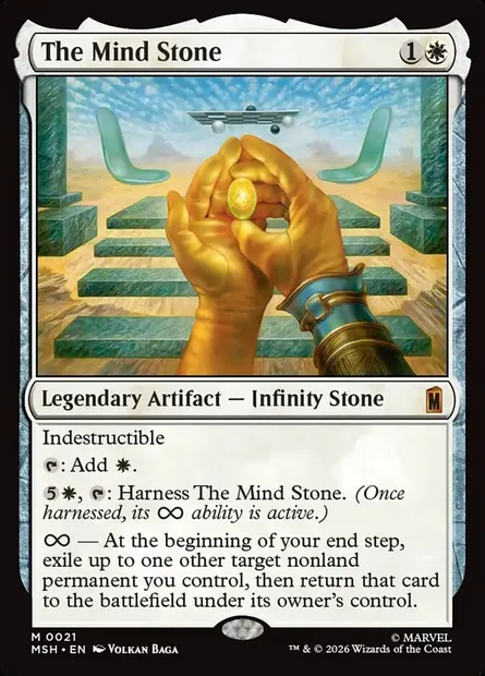 The Mind Stone, Magic card MSH 21 — Marvel Super Heroes set