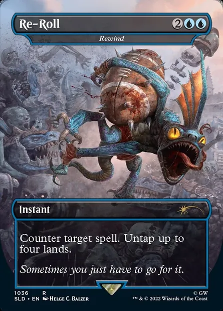 Rembobinage, carte Magic SLD 1036 — extension Secret Lair Drop