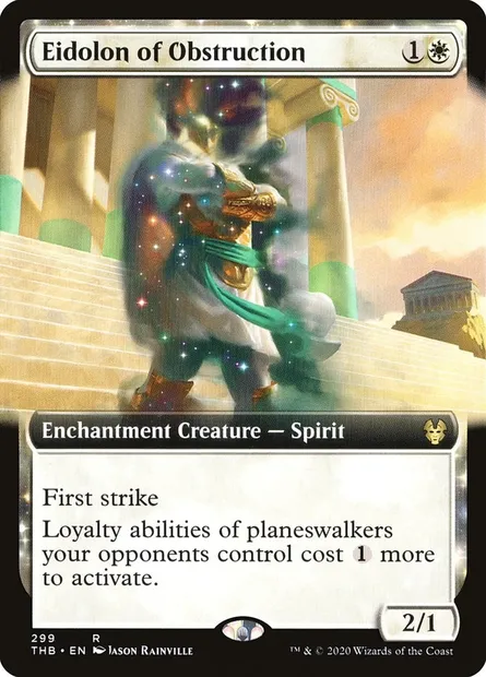 Eidolon of Obstruction, Magic card THB 299 — Theros Beyond Death set