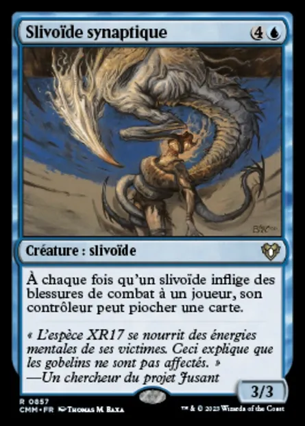 Slivoïde synaptique, carte Magic CMM 857 — extension Commander Masters