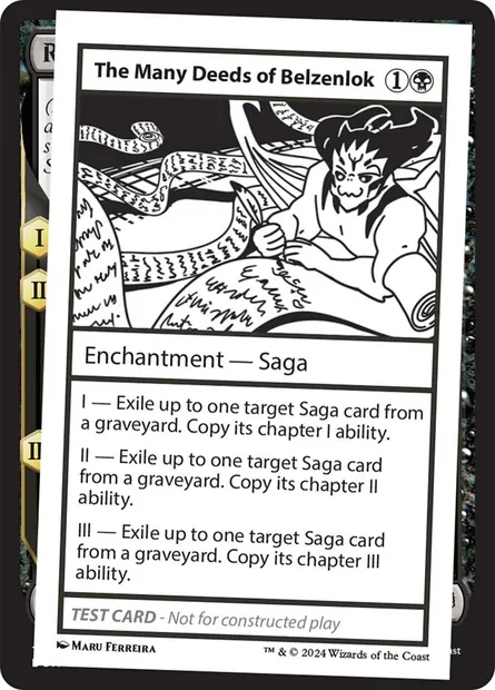 The Many Deeds of Belzenlok, Magic card MB2 550 — Mystery Booster 2 set