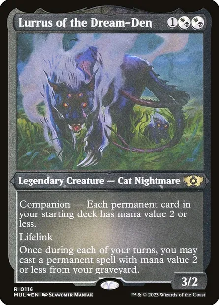 Lurrus de la Tanière des rêves, carte Magic MUL 116 — extension Multiverse Legends
