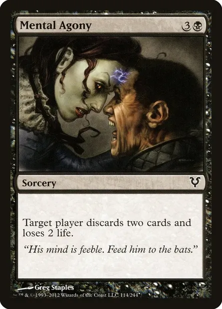 Mental Agony, Magic card AVR 114 — Avacyn Restored set