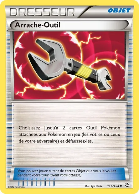 Arrache-Outil, carte Pokémon DRX 116 — extension Dragons Éxaltés