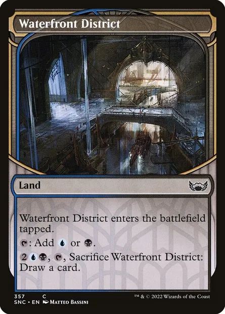 Waterfront District, Magic card SNC 357 — Streets of New Capenna set