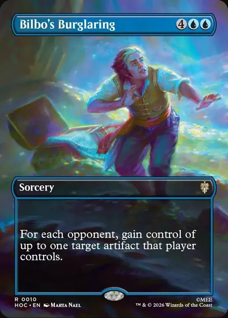 Bilbo's Burglaring, Magic card HOC 10 — The Hobbit Eternal set