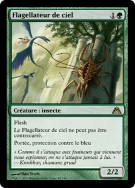 Flagellateur de ciel, carte Magic DGM 49 — extension Le labyrinthe du dragon