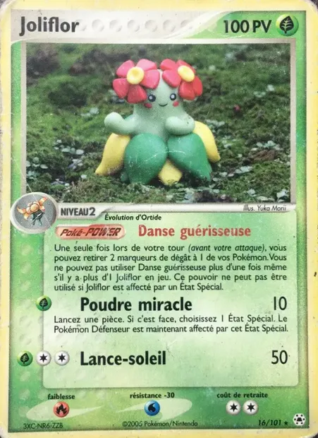 Joliflor, carte Pokémon HL 16 — extension EX Légendes Oubliées