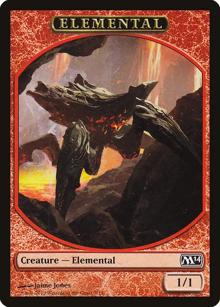 Elemental, Magic card TM14 7 — Magic 2014 Tokens set