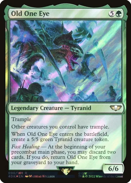 Old One Eye, Magic card 40K 96★ — Warhammer 40,000 Commander set