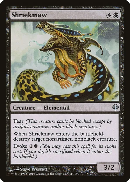 Shriekmaw, Magic card ARC 24 — Archenemy set