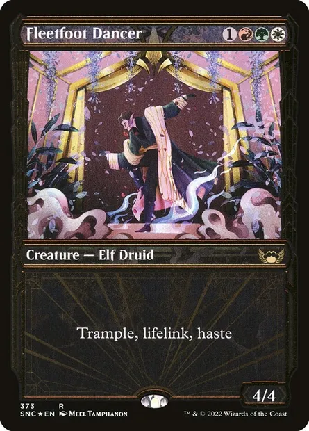 Fleetfoot Dancer, Magic card SNC 373 — Streets of New Capenna set
