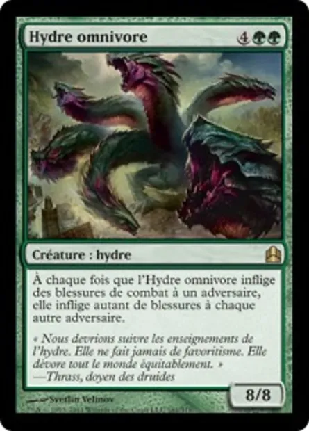 Hydre omnivore, carte Magic CMD 161 — extension Commander 2011