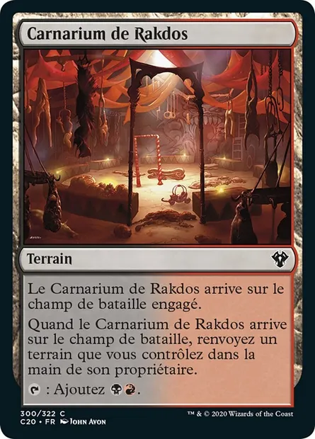 Carnarium de Rakdos, carte Magic C20 300 — extension Commander 2020