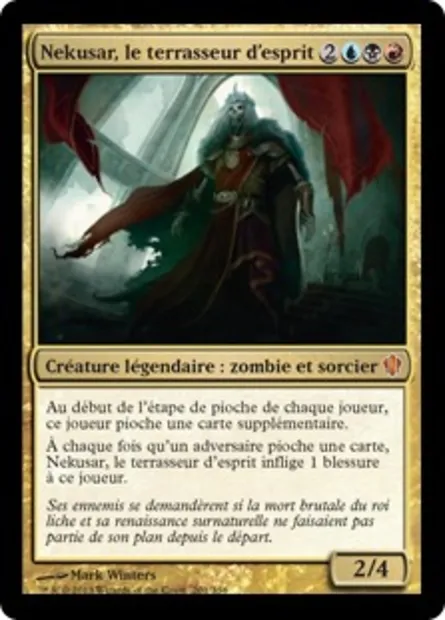 Nekusar, le terrasseur d'esprit, carte Magic C13 201 — extension Commander 2013