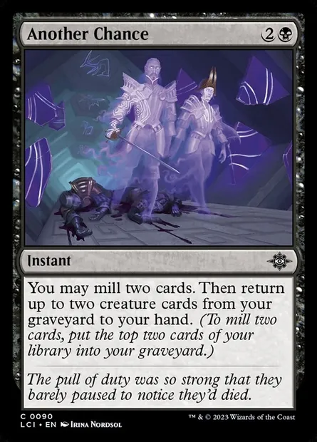 Another Chance, Magic card LCI 90 — The Lost Caverns of Ixalan set