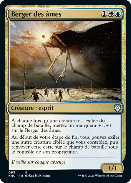 Berger des âmes, carte Magic KHC 93 — extension Kaldheim Commander