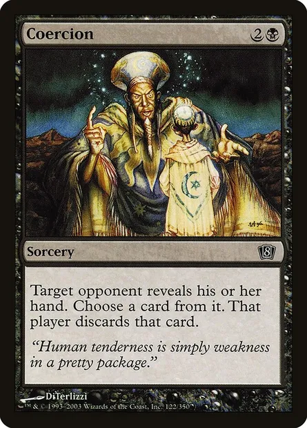 Coercion, Magic card 8ED 122★ — Eighth Edition set