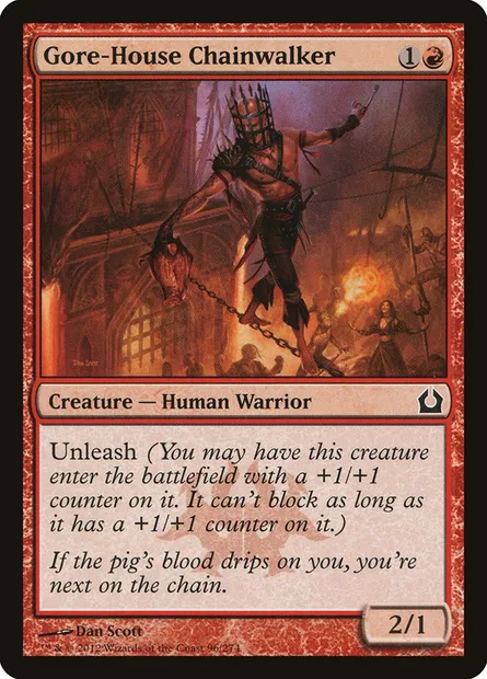 Gore-House Chainwalker, Magic card RTR 96 — Return to Ravnica set