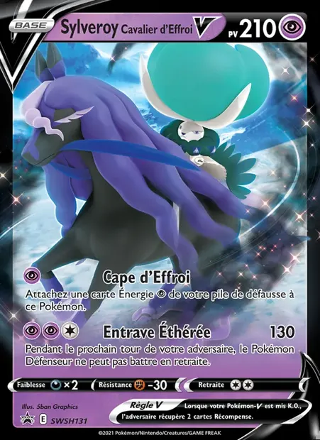 Sylveroy Cavalier d'Effroi V, carte Pokémon SWSH 131 — extension Promo SWSH