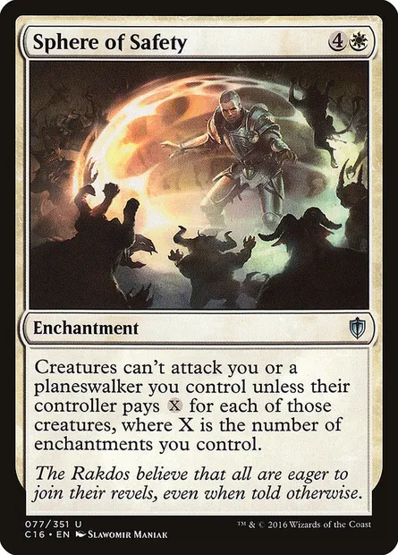 Sphere of Safety, Magic card C16 77 — Commander 2016 set