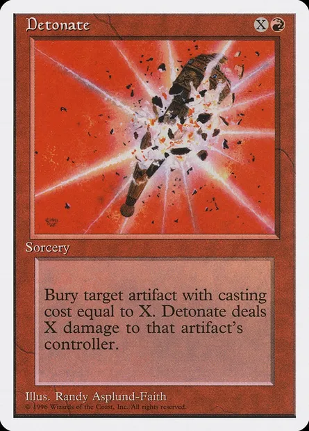 Detonate, Magic card ITP 30 — Introductory Two-Player Set set