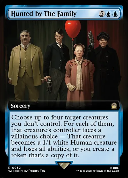 Hunted by The Family, Magic card WHO 952 — Doctor Who set