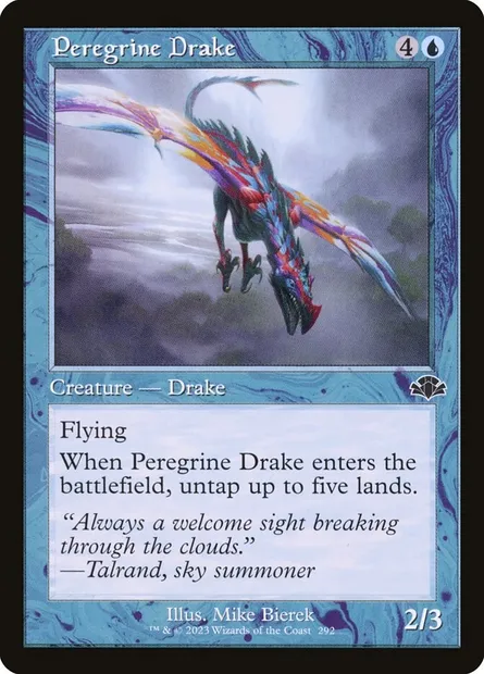 Peregrine Drake, Magic card DMR 292 — Dominaria Remastered set
