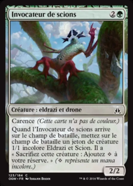 Invocateur de scions, carte Magic OGW 123 — extension Le serment des Sentinelles