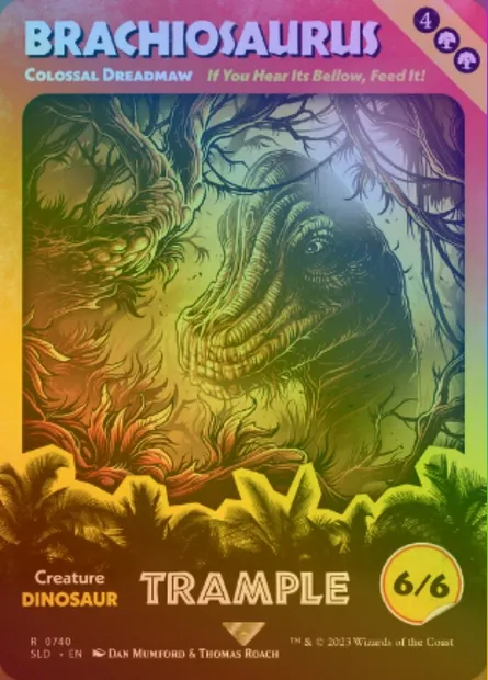 Colossal Dreadmaw, Magic card SLD 740★ — Secret Lair Drop set