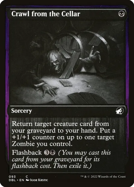 Crawl from the Cellar, Magic card DBL 93 — Innistrad: Double Feature set
