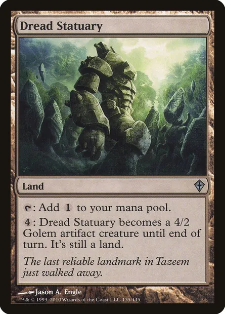 Dread Statuary, Magic card WWK 135 — Worldwake set