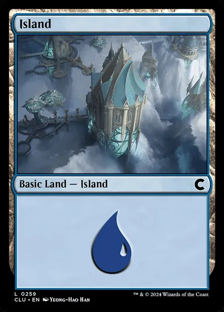 Island, Magic card CLU 259 — Ravnica: Clue Edition set