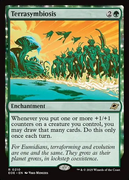 Terrasymbiosis, Magic card EOE 210 — Edge of Eternities set
