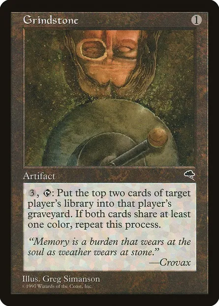 Grindstone, Magic card TMP 290 — Tempest set