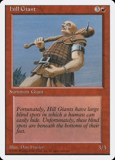 Géant des collines, carte Magic ITP 33 — extension Introductory Two-Player Set