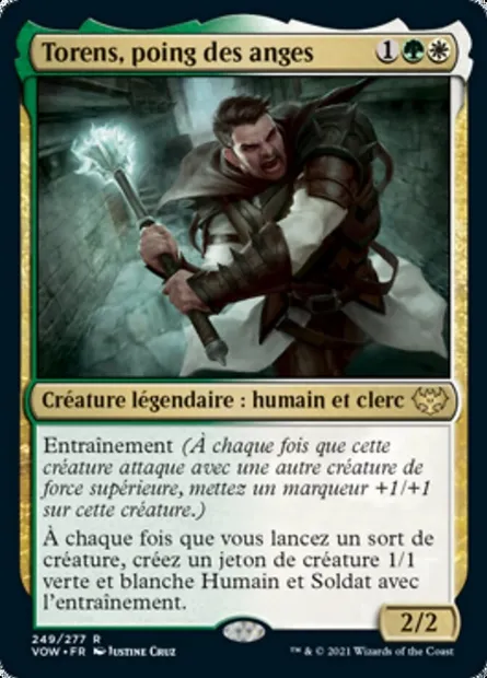 Torens, poing des anges, carte Magic VOW 249 — extension Innistrad : noce écarlate
