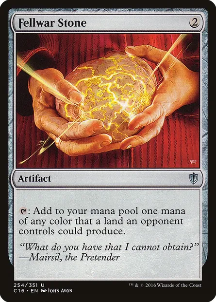 Fellwar Stone, Magic card C16 254 — Commander 2016 set