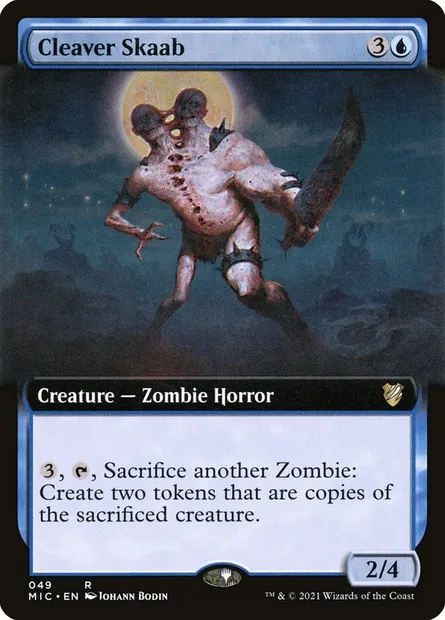 Cleaver Skaab, Magic card MIC 49 — Midnight Hunt Commander set