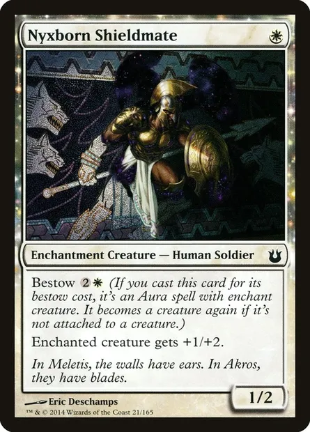 Nyxborn Shieldmate, Magic card BNG 21 — Born of the Gods set