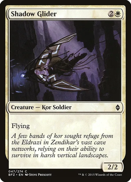 Shadow Glider, Magic card BFZ 47 — Battle for Zendikar set
