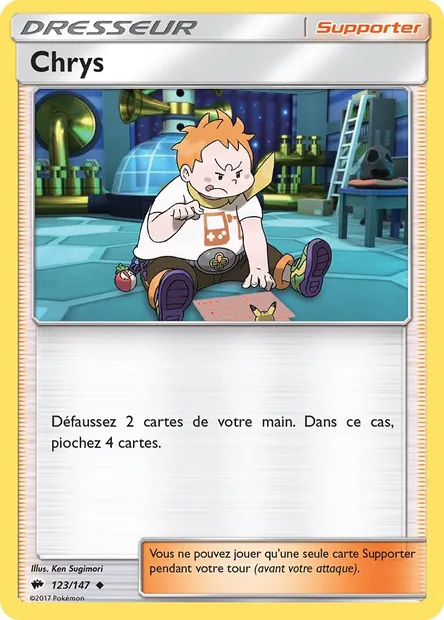 Chrys, carte Pokémon BUS 123 — extension Ombres Ardentes