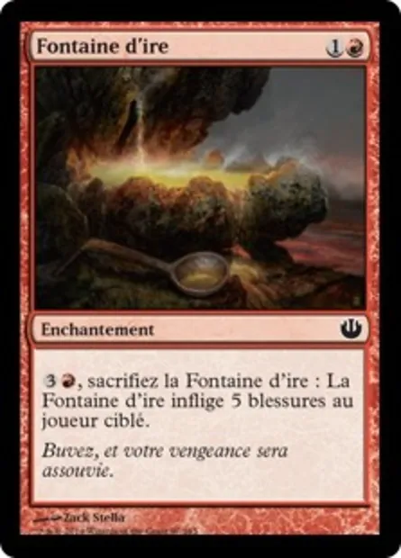 Fontaine d'ire, carte Magic JOU 97 — extension Incursion dans Nyx