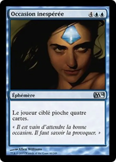 Occasion inespérée, carte Magic M14 66 — extension Magic 2014